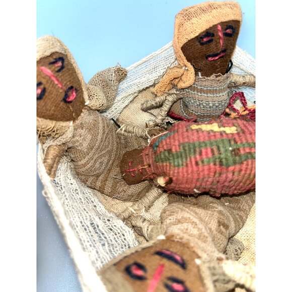Chancay Pre-Columbian Textile Doll Antique Birth Scene New Mom Strong Fem Power - Picture 5 of 16